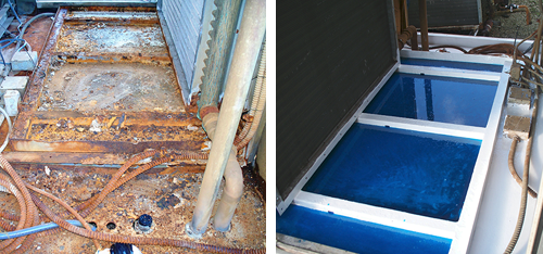 Pancrete before and after